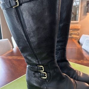 Naturalizer Johanna Wide Calf Riding Boot Black 10.5